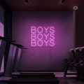 Cartel neon Boys Boys Boys
