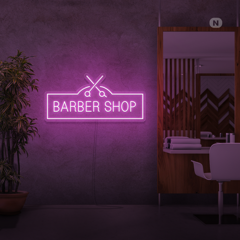 Cartel neon Barber Shop