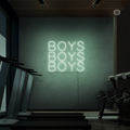 Cartel neon Boys Boys Boys