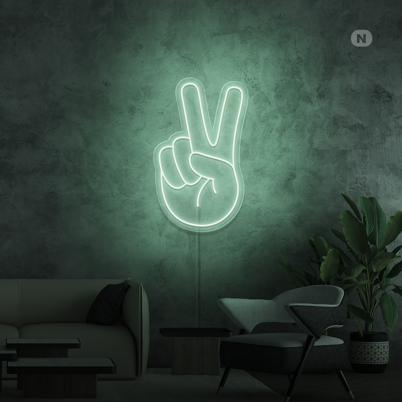Cartel neon Paz