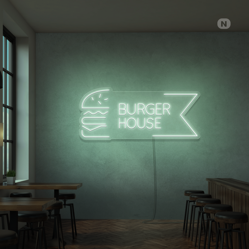 Cartel neon Burger House