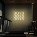 Cartel neon Boys Boys Boys