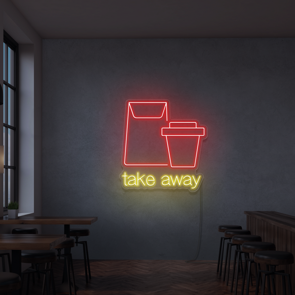 Cartel neon Take Away